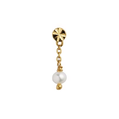Stine A Tres Petit Etoile Ørering With Pearl Gold